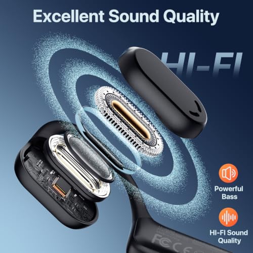 Wireless Headset with Mic for Work