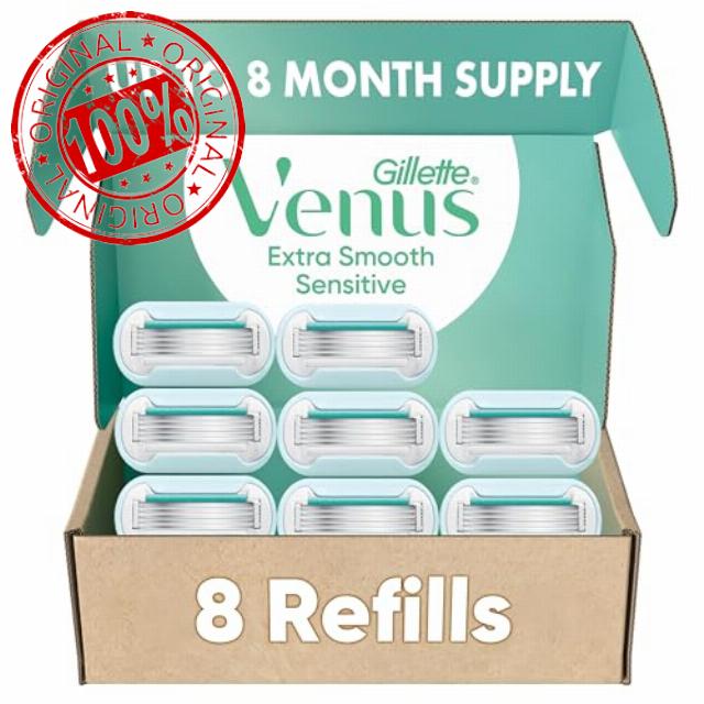 Gillette Venus Extra Smooth Women’s Razor Refills 8 Count