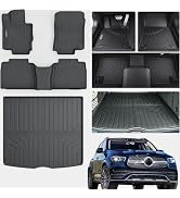 All Weather Floor Mats for 2021-2026 Chevy Tahoe/Cadillac Escalade/GMC Yukon(Only 7 Seats / 2nd R...
