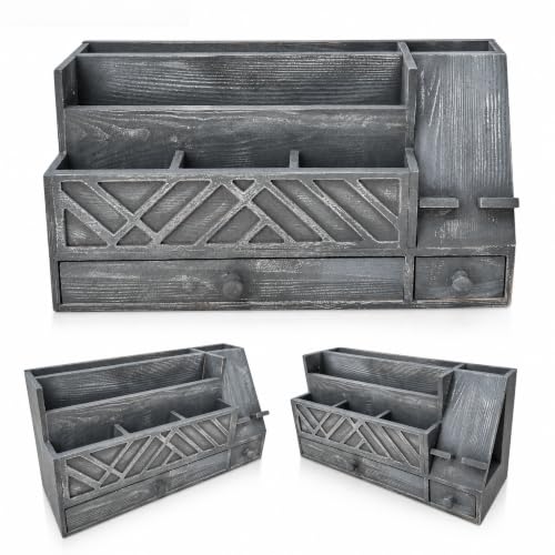 Mail Organizer and Sorter with Drawers