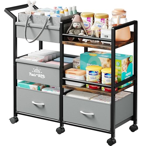3 Tier Rolling Cart | Tiered Modular Configuration
