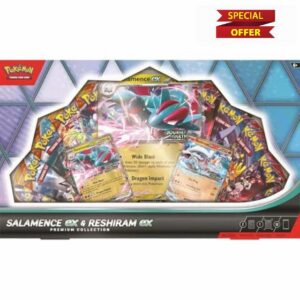 Pokemon TCG Salamence ex & Reshiram ex Premium Collection Box