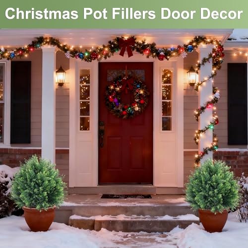 Fake Plants for Outdoor Front Porch Garden Deco