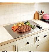 Stainless Steel Cutting Boards for Kitchen, Food Grade Steel Cutting Board Non Toxic, Metal Cutti...