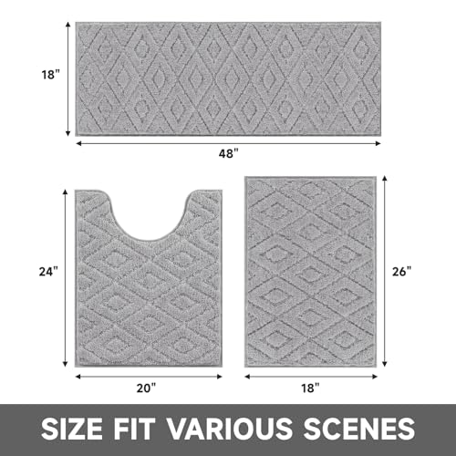 Machine Washable Carpet for Bathroom Sink