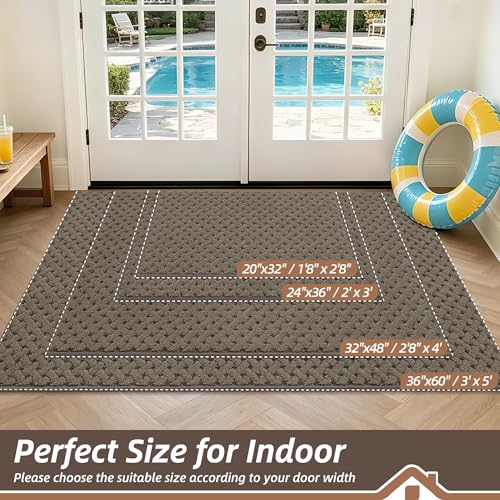 Brown | Absorbent Dog Doormats