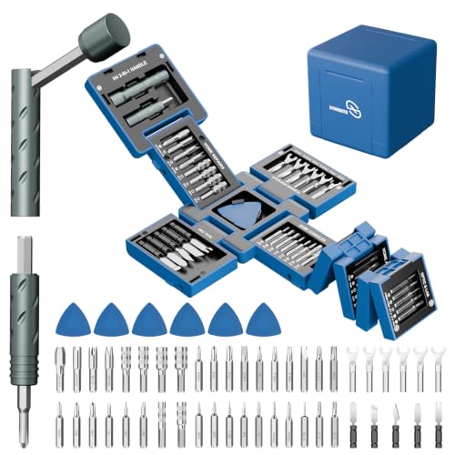 Cube Tool Kit Compact Precision Screwdriver Set with 2-in-1 Handle