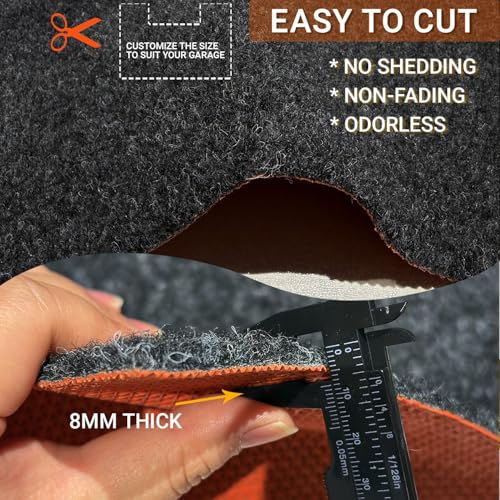 Black 64x32" | Reusable Oil Drip Mat
