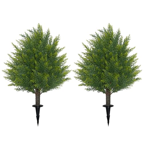 2 Pack Artificial Shrubs