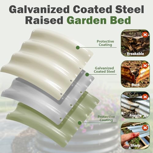Easy Assemble Bottomless Small Planting Container for Vegetable