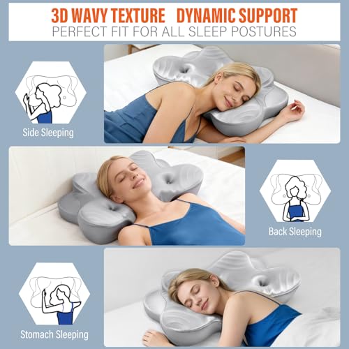 Back & Stomach Sleepers (Grey-Pillow)