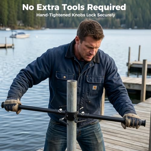 2 Inch Marine Pipe Tool with Hand-Tightening Handle Screw