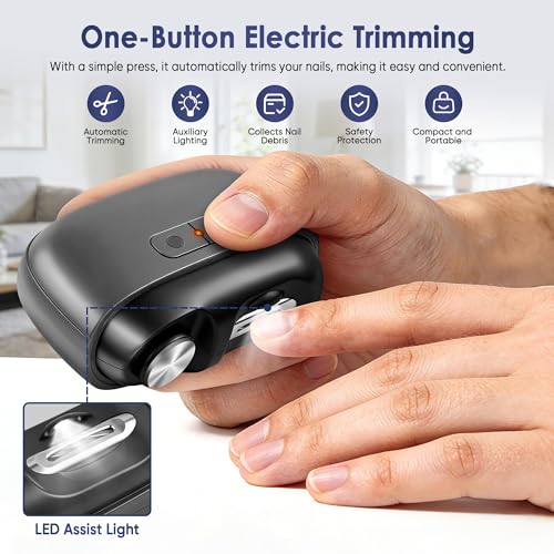 Electric Toenail Clippers with Polishing