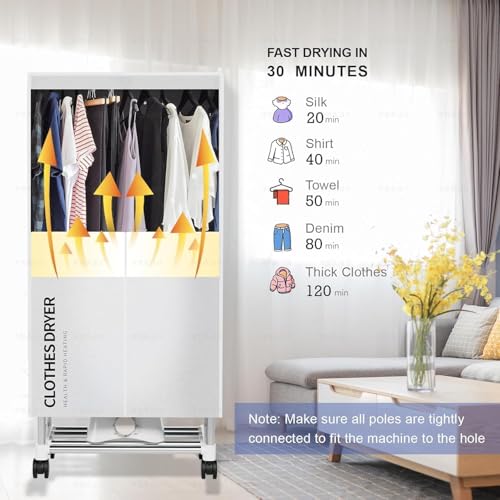 60inch Laundry Drying Wardrobe with Large Capacity