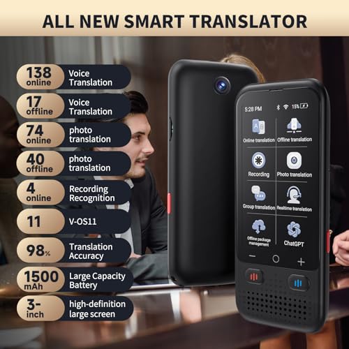 Upgraded ChatGpt AI Translator No WiFi Needed