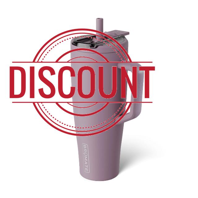 BrüMate Era Flip 40oz Tumbler with 100% Leakproof Covered Straw Lid | Hygienic Covered Straw | Insulated Stainless Steel Water Bottle with Handle | Cup Holder Friendly | BPA-Free (Lilac Dusk)