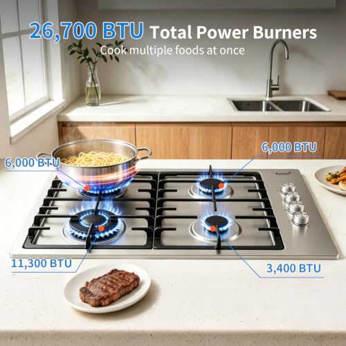 304 Stainless Steel with Thermocouple Flameout Protection for Kitchens