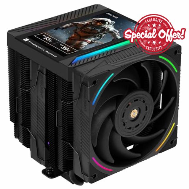 Thermalright Peerless Assassin 120 Vision MAX ARGB CPU Cooler | 5 Inch LCD