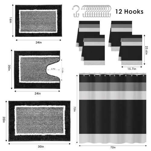 Soft Non-Slip Bath Mats