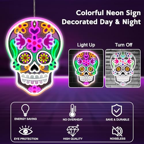 10 Adjustable Brightness Halloween Neon Signs