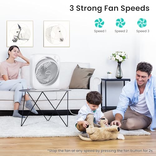 270° Pivoting Quiet Air Circulator