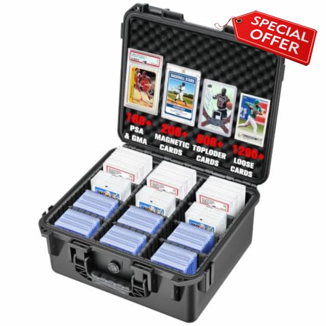 Graded Card Case Storage Box for Sports & Trading Cards | Fits PSA | CSG | CGC | BGS Slabs