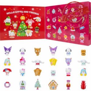 Hello Kitty® and Friends 2026 Holiday Advent Calendar - 24 Surprises with 18 Exclusive 2-Inch Figures & Accessories - Kids and Sanrio® Fans Ages 6+