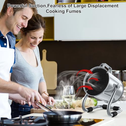 Strong Suction Kitchen Exhaust Fan for Indoor BBQ