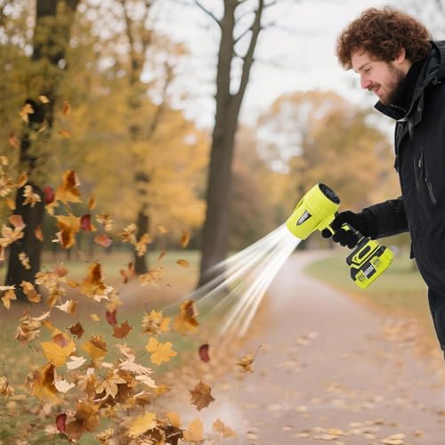 Driveway Sand & Car Drying - 450 CFM High Speed with Ergonomic Handle for Easy Operatio