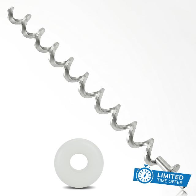18.5" Pit Boss Auger Replacement for Pit Boss 700 Series 74079 31893                                                          Pit Boss Auger Compatible with Pit Boss 700 Series pellet grills (700T1