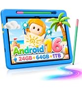 Android 15 Tablet 10 Inch, 20GB RAM 64GB ROM 1TB Expandable, Fast WiFi 6 & BT 5.4 Tablets 5-Core,...