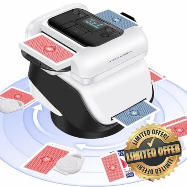 Automatic Card Shuffler and Dealer