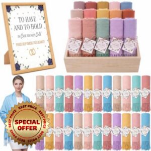 Hercicy 24 Pack Wedding Shawl and Wrap Bulk