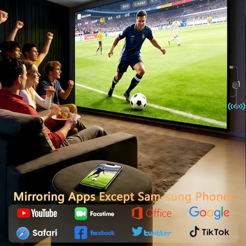 Projector or Display. No app required for setup.