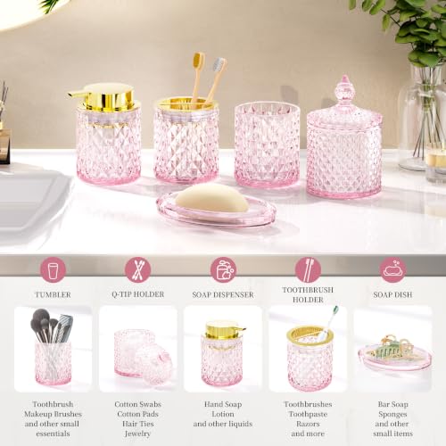 Modern Pink Glossy Glass Housewarming Gif