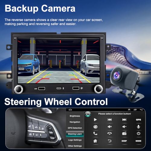 Wireless CarPlay Android Auto GPS BT FM Camera