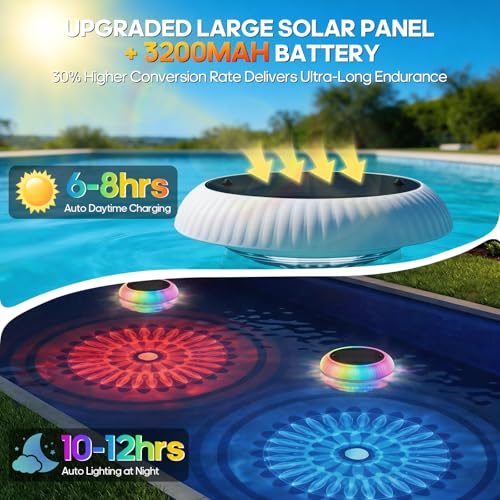 LED Floating Light for Inground/Above Ground Pool