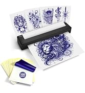 Tatouhom Tattoo Stencil Printer Wireless Thermal Tattoo Machine Kit | Bluetooth tattoo stencil pr...