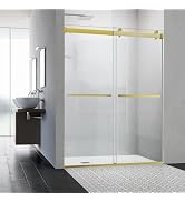AquivaCoast Frameless Pivot Shower Door, 34