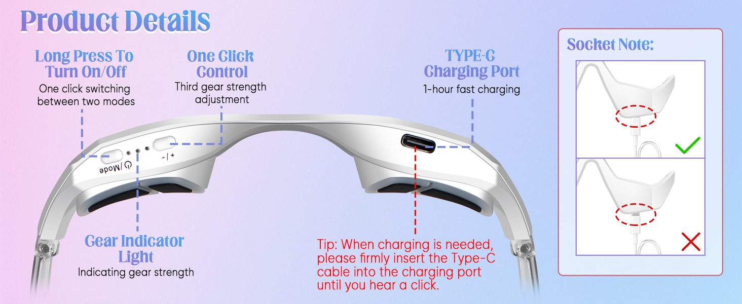 Under-Eye Light Therapy Device