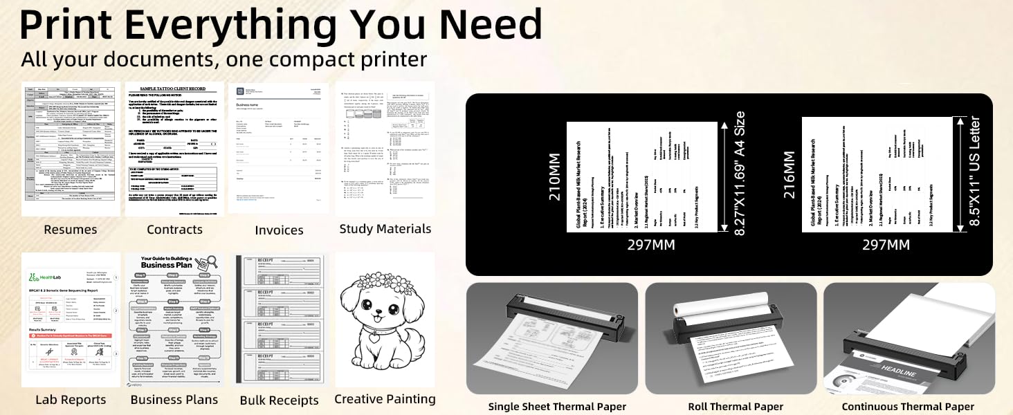 inkless portable printer