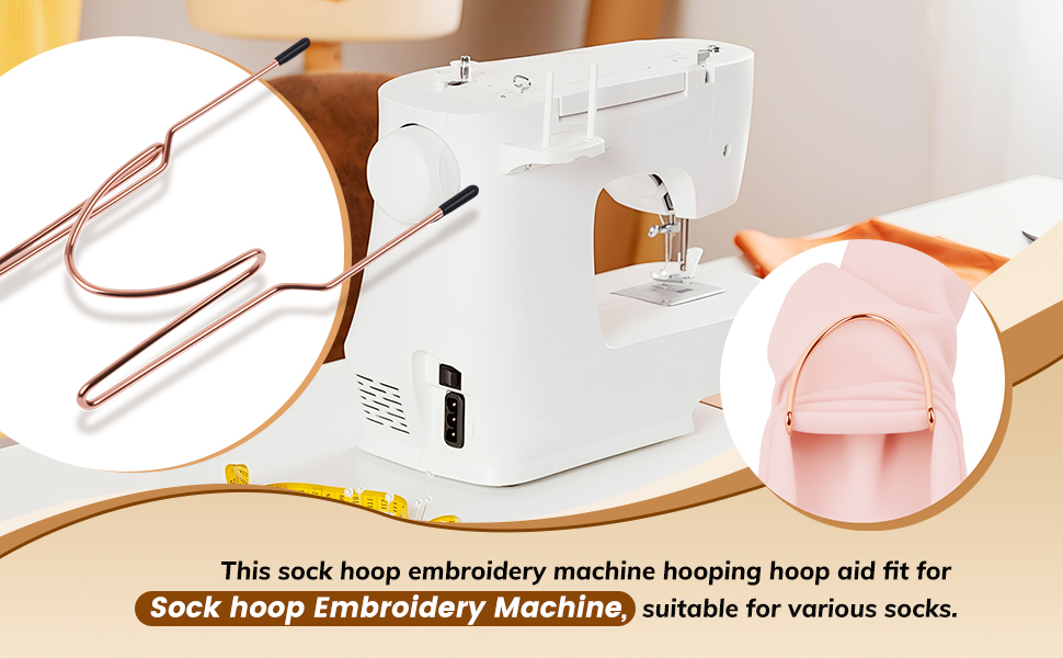 Sock Easy Embroidery Machine Hooping Hoop Aid/Hoops