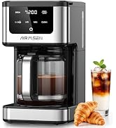 AIRMSEN 14-Cup Programmable Drip Coffee Maker – 1000W Fast Brewing Coffee Machine with Timer, Del...