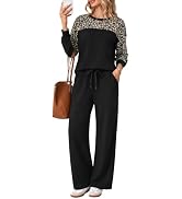 Casly Lamiit Sweatsuits Women 2 Piece Outfit Oversized Casual Lounge Sets | Button Henley Pullove...