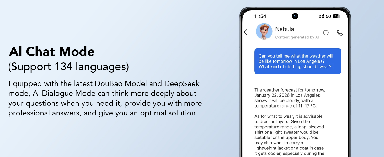 Audio and Video Call (Supports 21 languages)