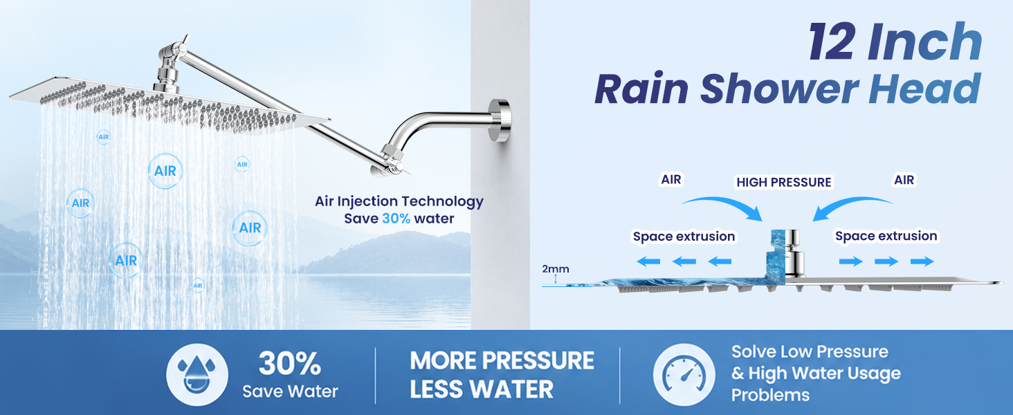 high pressure shower heads