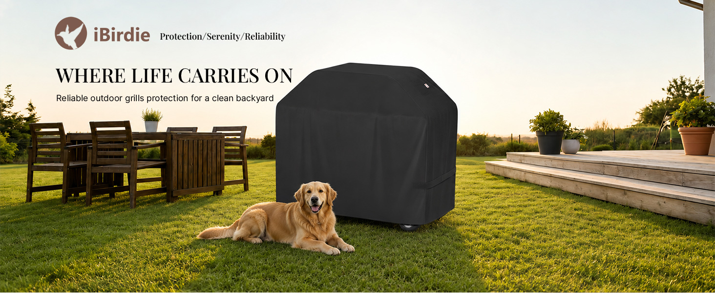 iBirdie provides reliable outdoor grill protection that helps keep your backyard ready to enjoy