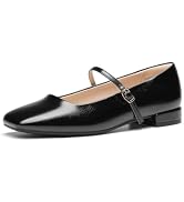 DREAM PAIRS Women's Square Toe Mary Jane Flats | square toe mary jane shoes comfortable classic c...