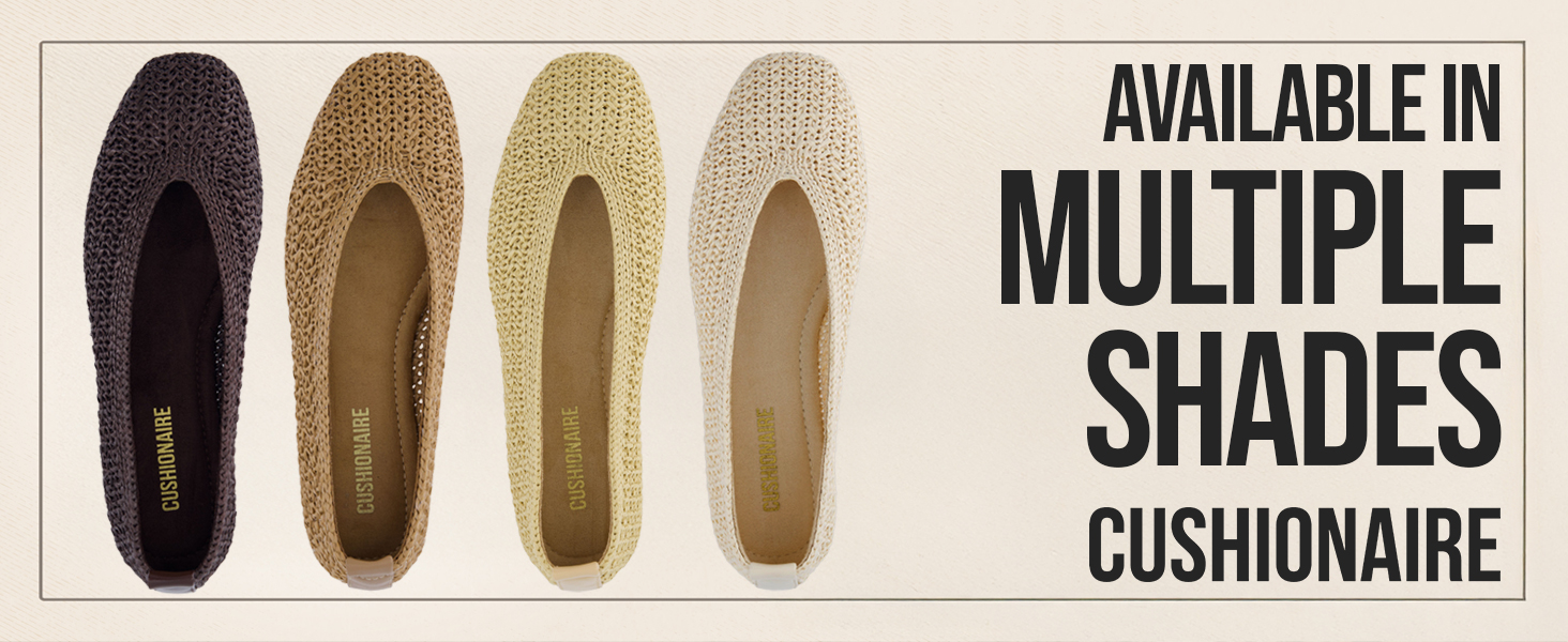 gilt, cushionaire, woven ballet flat, lifestyle
