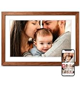 Frameo Digital Picture Frame, 10.1 Inch WiFi Electronic Photo Frame Slideshow, 1280X800IPS Touchs...